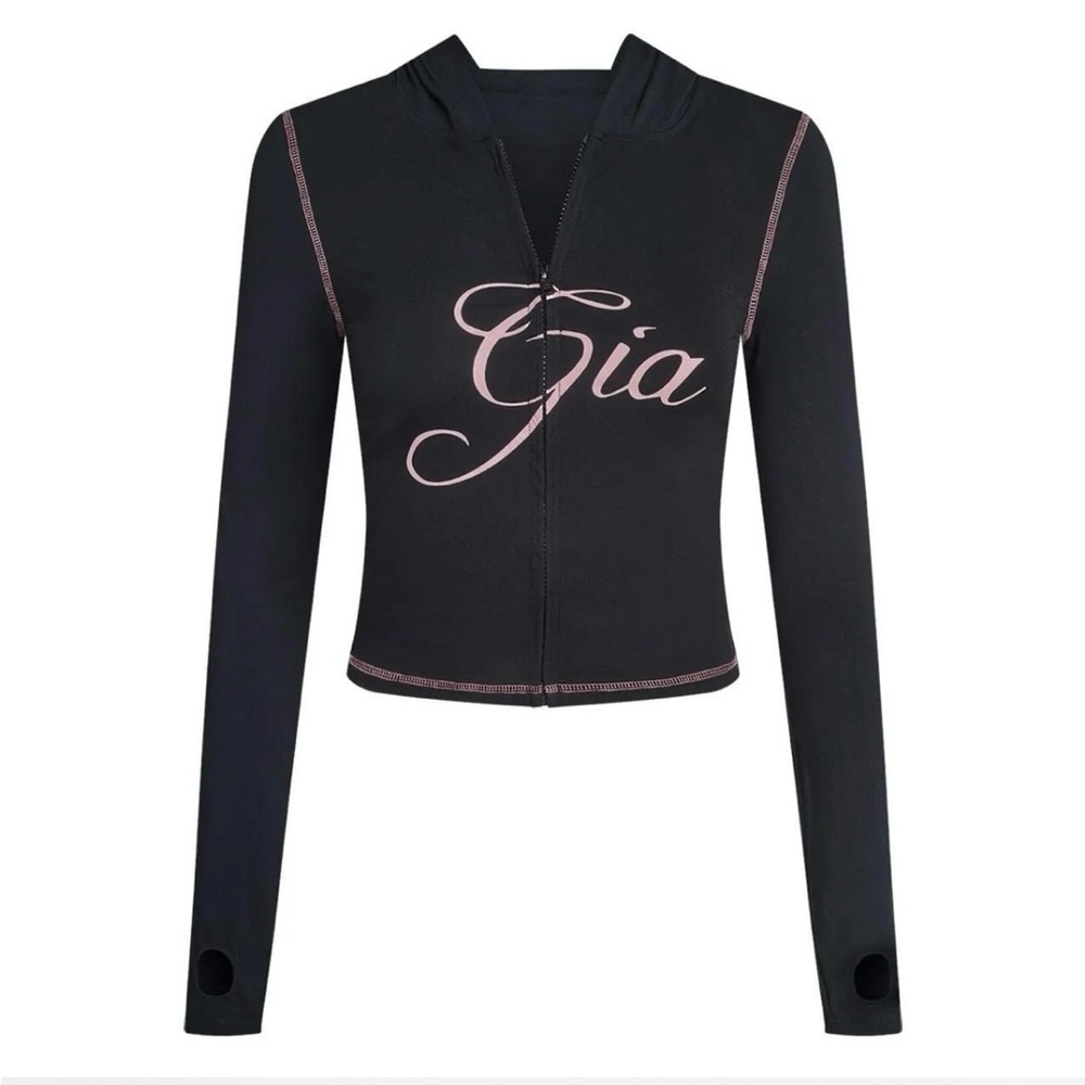 I.AM.GIA Black Jacket with Pink Accents